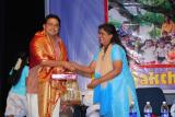 Ms.Vijayakumari honours Shri Kumar Bhashyam